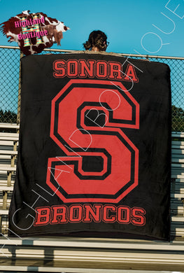 SONORA BRONCOS BLANKET (MUST ORDER BY 10/11)PRE-ORDER