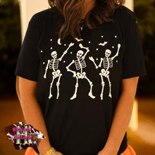 Load image into Gallery viewer, DANCING SKELLIES TEE (READY TO SHIP OR PICK UP)