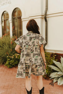 HITCHIN’ POST DRESS (ready to ship or pick up)