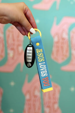 JESUS LOVES YOU KEYCHAIN (READY TO SHIP OR PICK UP)