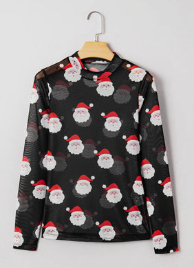 SANTA MESH TOP (READY TO SHIP OR PICK UP)