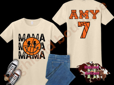 BASKETBALL MAMA TEE (PRE-ORDER)