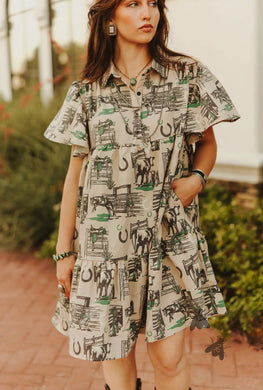 HITCHIN’ POST DRESS (ready to ship or pick up)