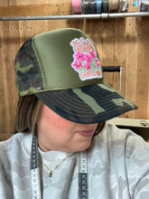 Load image into Gallery viewer, THE LORD IS GREATER CAMO CAP (Instock ready to ship or pick up)