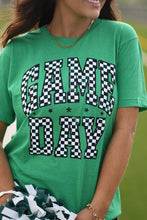 Load image into Gallery viewer, CHECKERED GAME DAY TEE (INSTOCK READY FOR PICK UP OR SHIP)