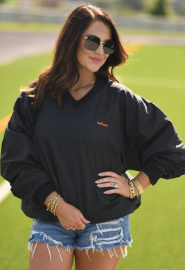 SPIRIT EMBROIDERED WINDBREAKER PULLOVER *closes 9/20*