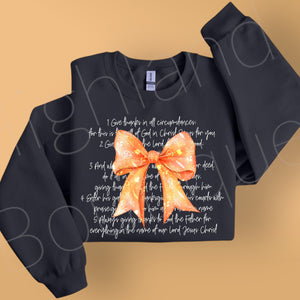 GIVE THANKS SWEATSHIRT