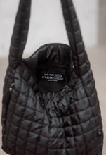 Load image into Gallery viewer, BLACK ON CLOUD NINE TOTE (READY TO SHIP OR PICK UP)