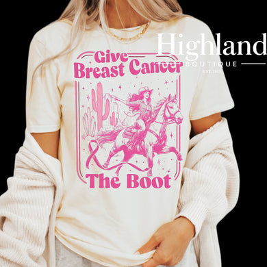 GIVE CANCER THE BOOT