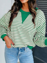 Load image into Gallery viewer, STRIPED GREEN TOP (IN STOCK READY TO SHIP OR PICK UP)