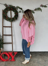 Load image into Gallery viewer, PINK PULLOVER PONCHO (IN STOCK READY TO SHIP OR PICK UP)