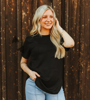 BLACK CLOUD BASIC TEE (READY TO PICK UP OR SHIP)