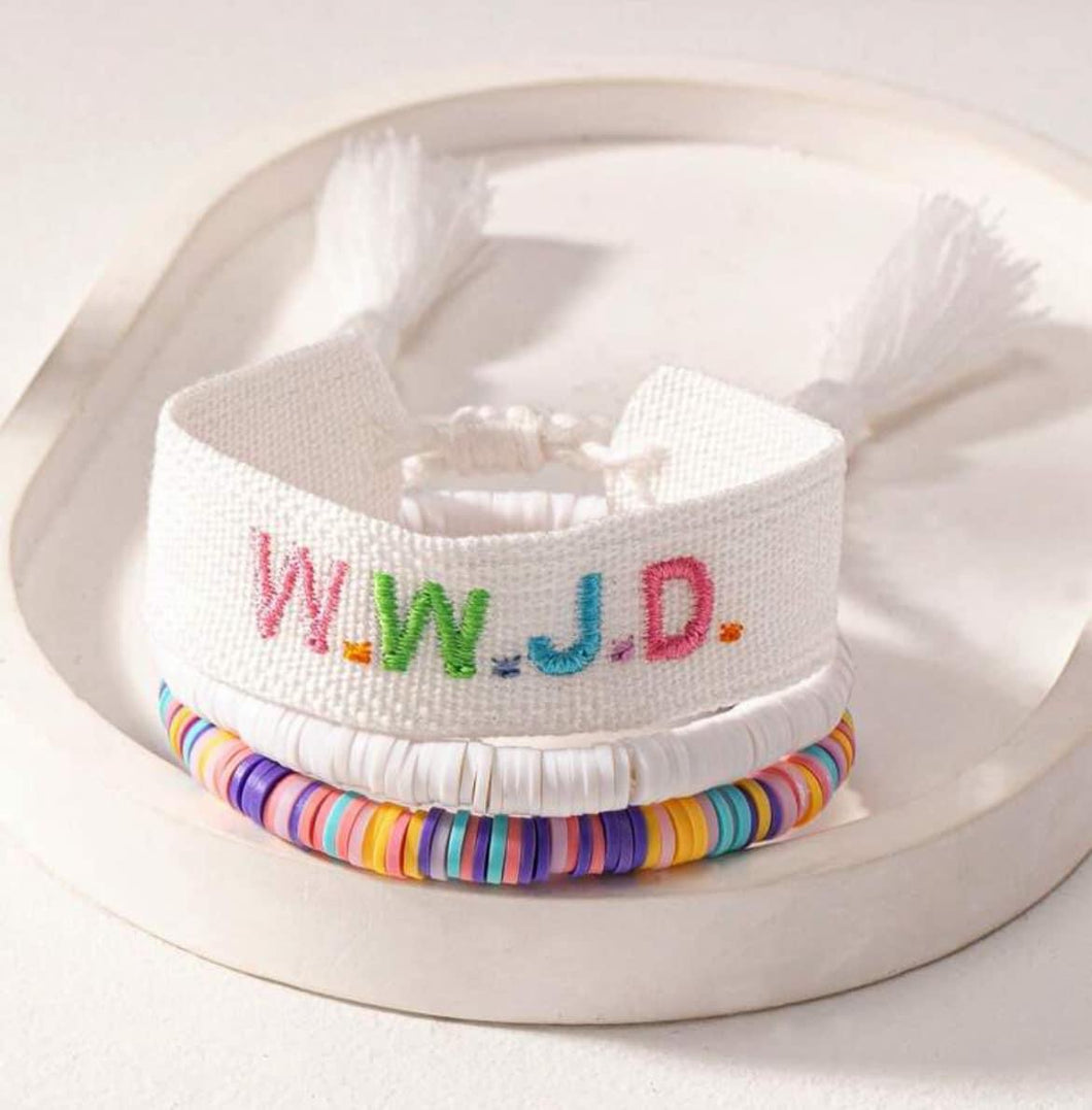 WWJD BRACELET SET