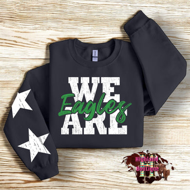 WE ARE EAGLES SWEATSHIRT (BLACK)