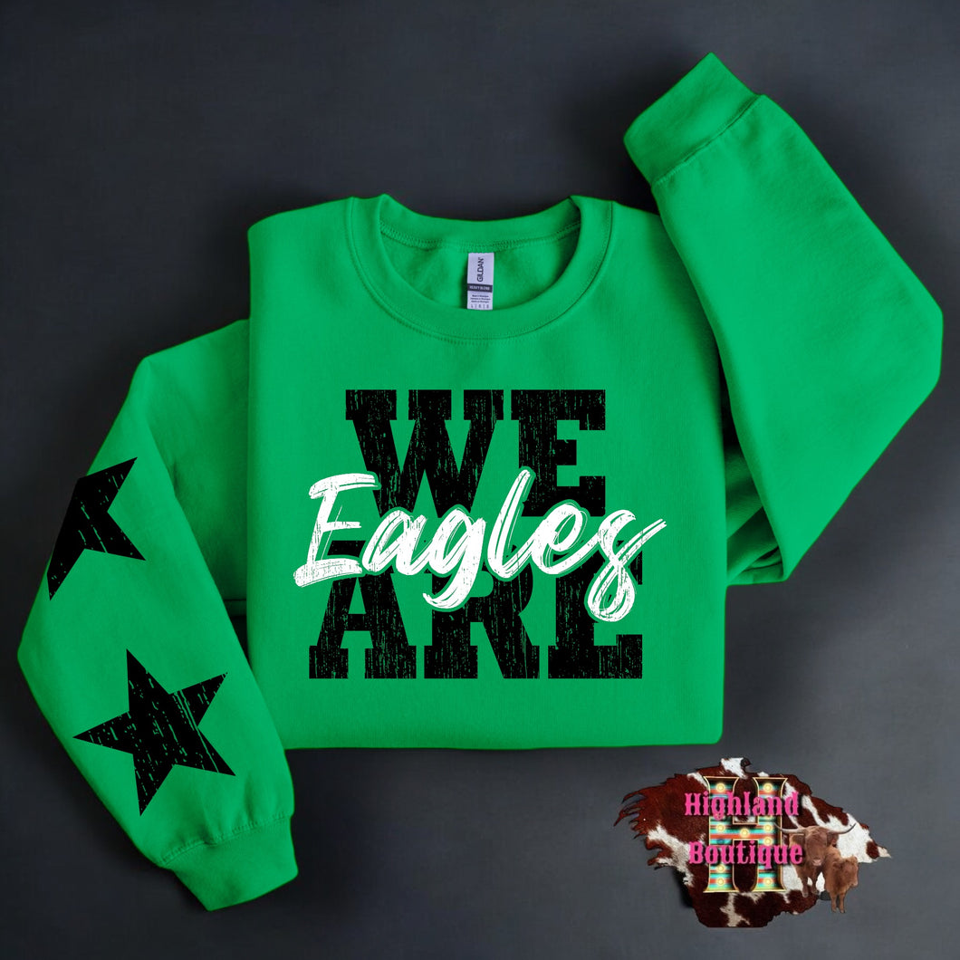 WE ARE EAGLES SWEATSHIRT (GREEN)