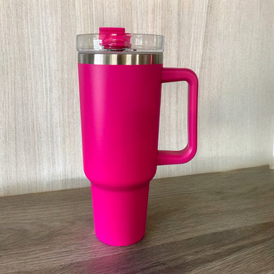 40oz TRAVELER TUMBLER FUSHIA