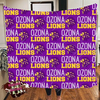 OZONA LIONS BLANKET