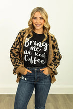 Load image into Gallery viewer, CROPPED LEOPARD CARDIGAN SWEATER (IN STOCK READY TO SHIP OR PICK UP)