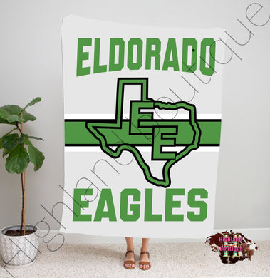 ELDORADO EAGLES BLANKET (PRE-ORDER ) MUST ORDER BY 10/7