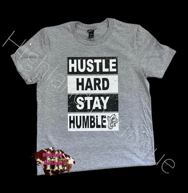 HUSTLE HARD STAY HUMBLE GREY (PRE-ORDER)