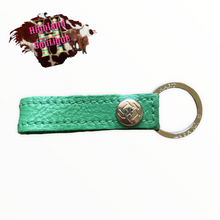 Load image into Gallery viewer, KEY RING (shamrock leather)