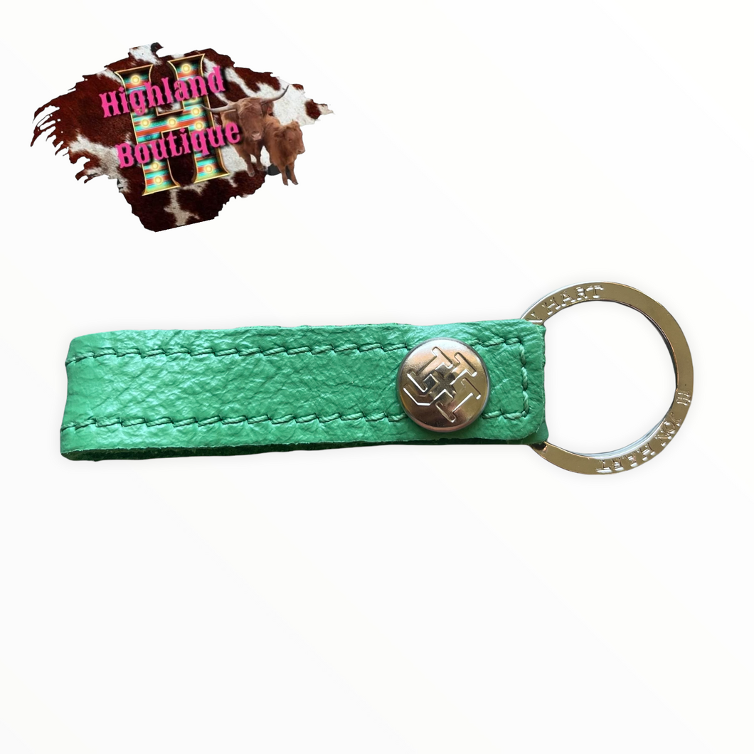 KEY RING (shamrock leather)