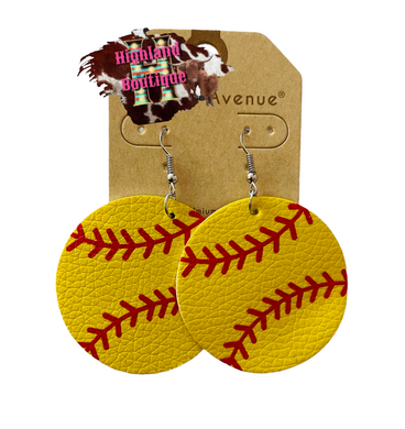 SOFTBALL EARRINGS