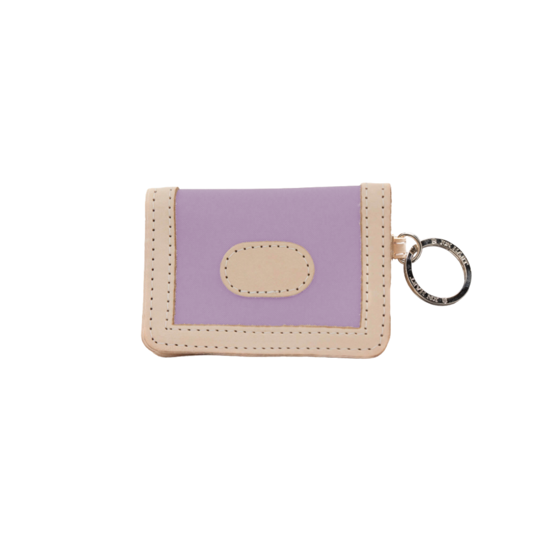 ID WALLET (LILAC COATED CANVAS)