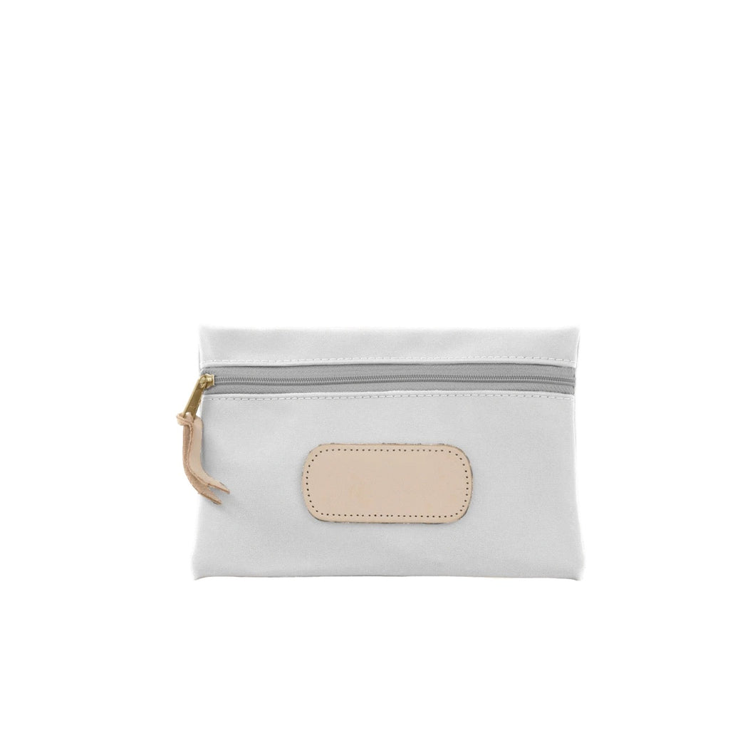 POUCH (WHITE COATED CANVAS)