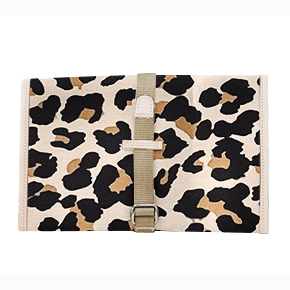 JADYN'S LEOPARD ROLL UP ORGANIZER