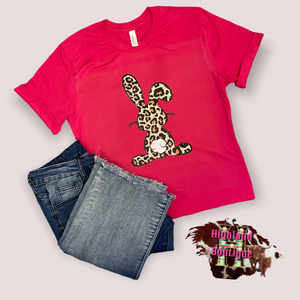 LEOPARD BUNNY TEE